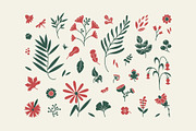 SPRIG: 40 Vector Wildflower Elements, an Object Graphic by Elevens (Thumbnail 2 of 6)