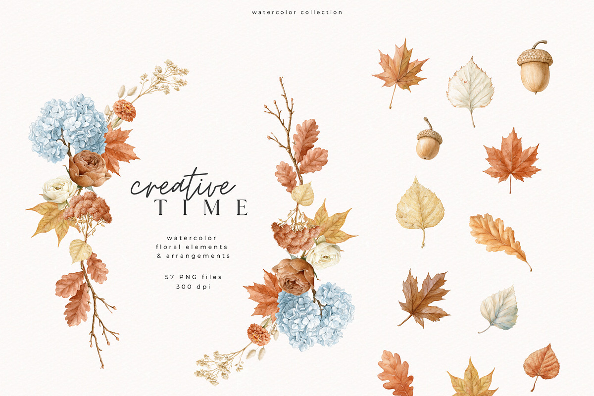 Creative Time Collection, a Seasonal Illustration by PeDe Designs (Photo 14 of 17)