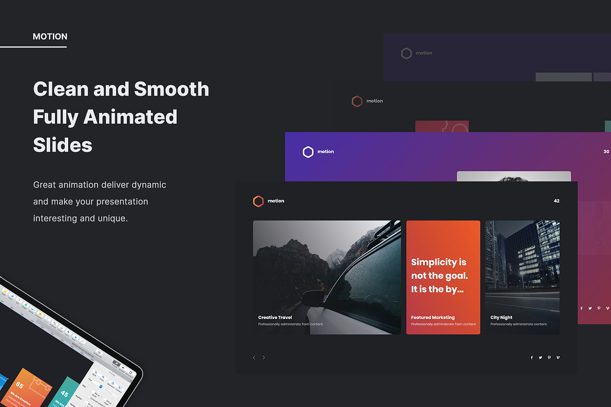 MOTION - Creative Template, a Presentation Template by SimpleSmart (Photo 4 of 10)