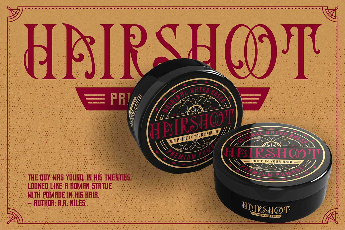 Shockerous - Victorian Vintage Font, a Font by Pollux of Geminorum (Photo 6 of 10)