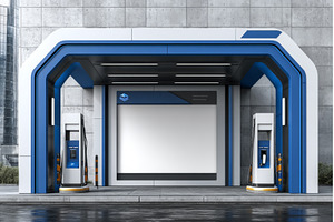 Charging point for electric vehicles, a Transportation Photo by ZinetroN