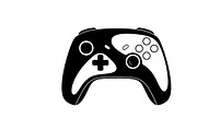 set of gaming controller silhouettes, an Illustration by Amazin_art (Thumbnail 24 of 41)