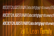 Tall & Lean Family, a Sans Serif Font by Essqué Productions (Thumbnail 4 of 4)