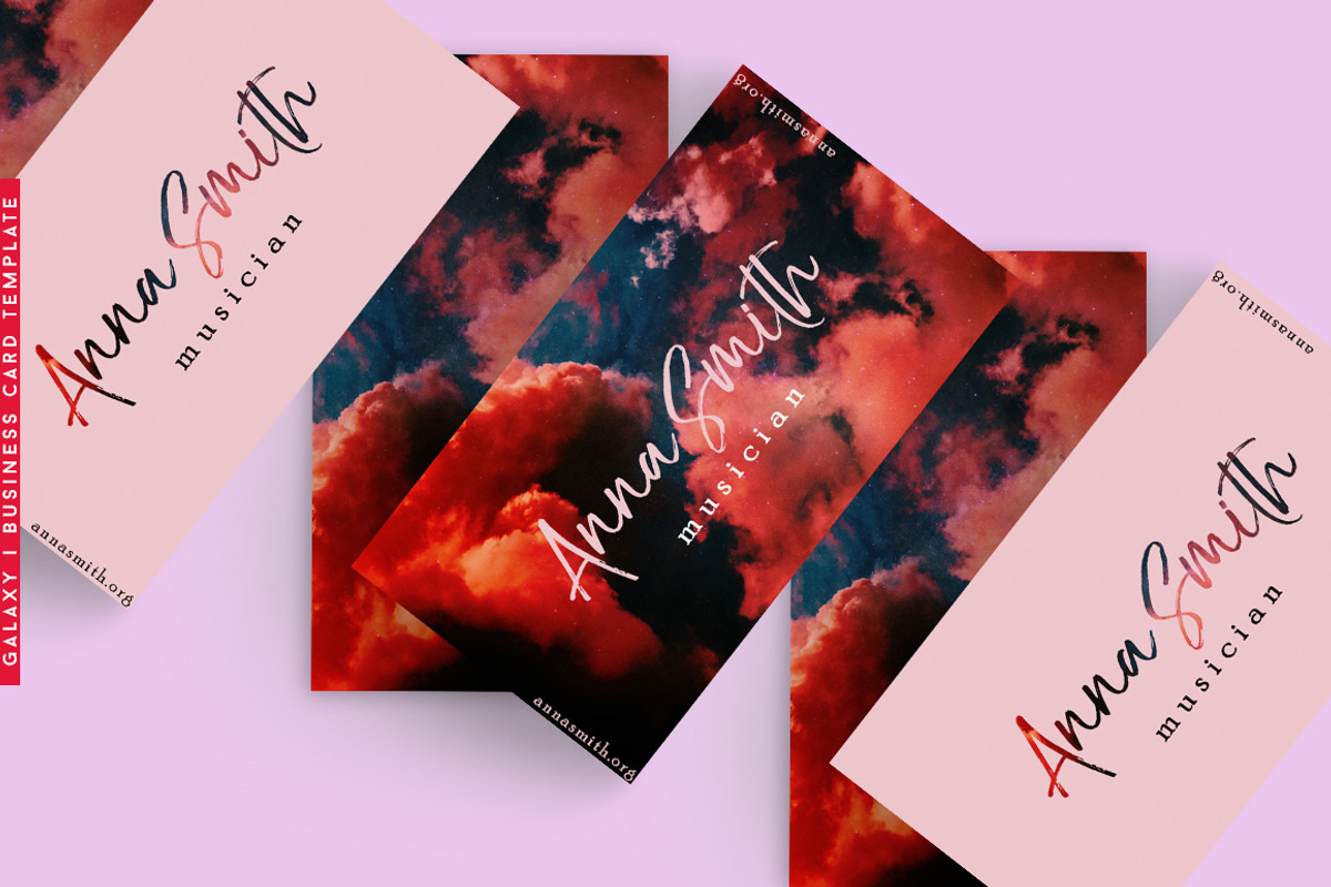 GALAXY | Modern Business Card, a Business Card Template by cadinera (Photo 8 of 8)
