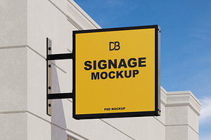 Signage Mockups, a Product Mockup by Designbuys