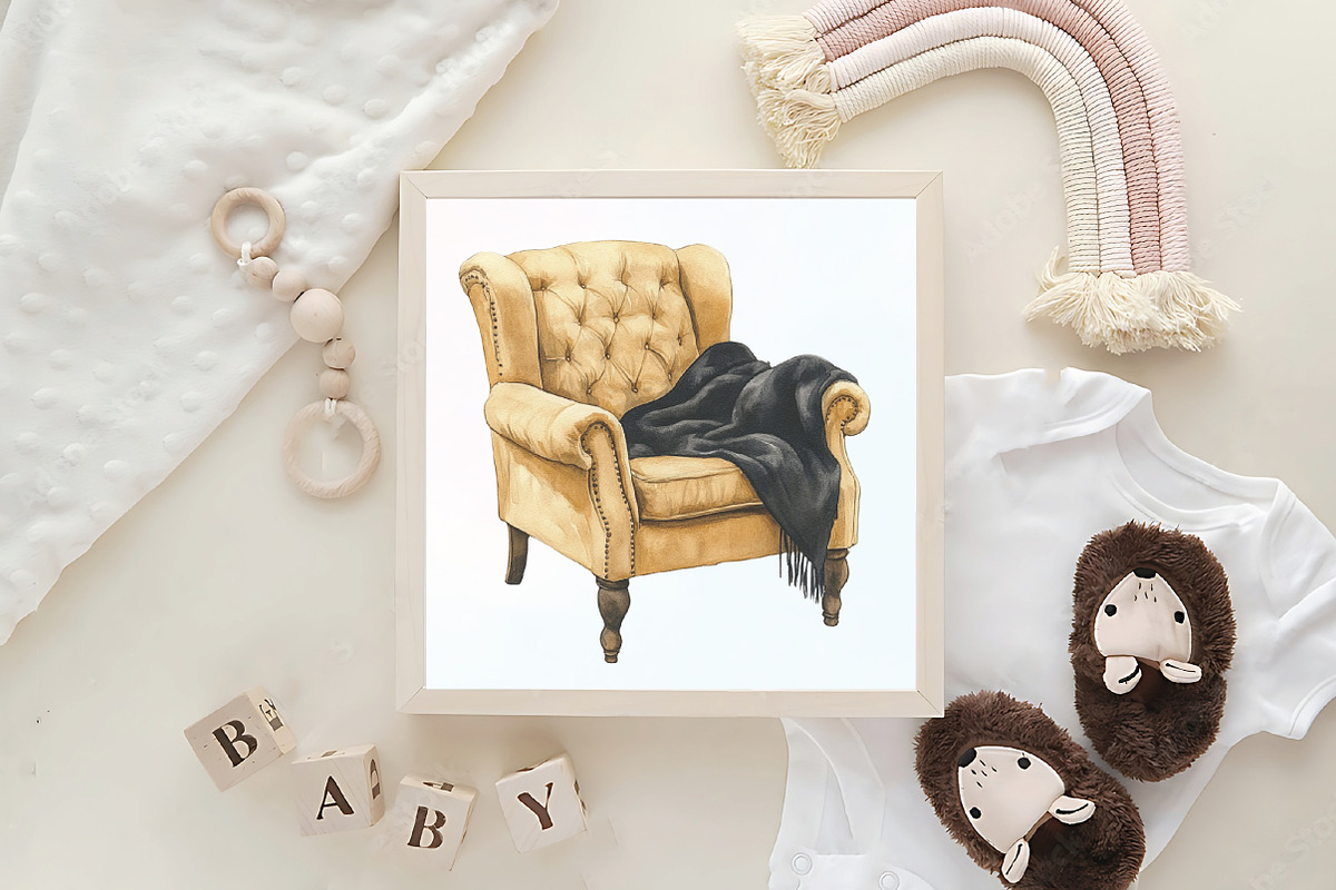 Beige & Black Autumn Clipart, an Illustration by CraftArtStudio (Photo 6 of 6)