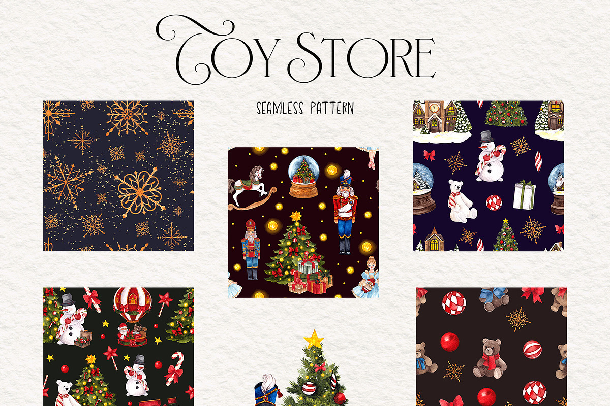 Toy Store. Christmas graphic., an Object Illustration by ma_i_vi (Photo 7 of 12)