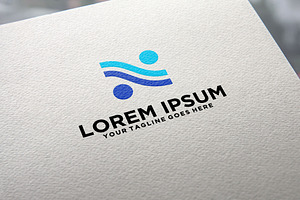 Swimming Pool logo design idea, a Branding & Logo Template by REDVY CREATIVE