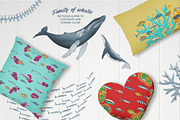 Family of whales, an Animal Illustration by Isbela  (Thumbnail 5 of 6)