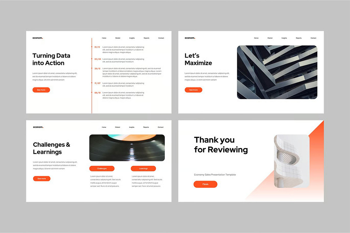 Economy Sales Powerpoint Templates, a Presentation Template by Fit-tee (Photo 2 of 4)