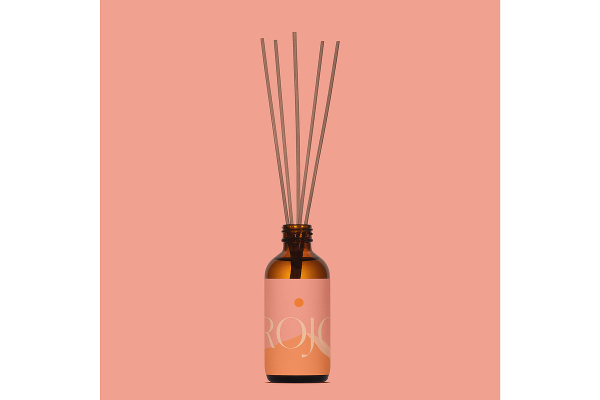Amber Reed Diffuser Mockup, a Packaging Mockup by Copal (Photo 4 of 11)
