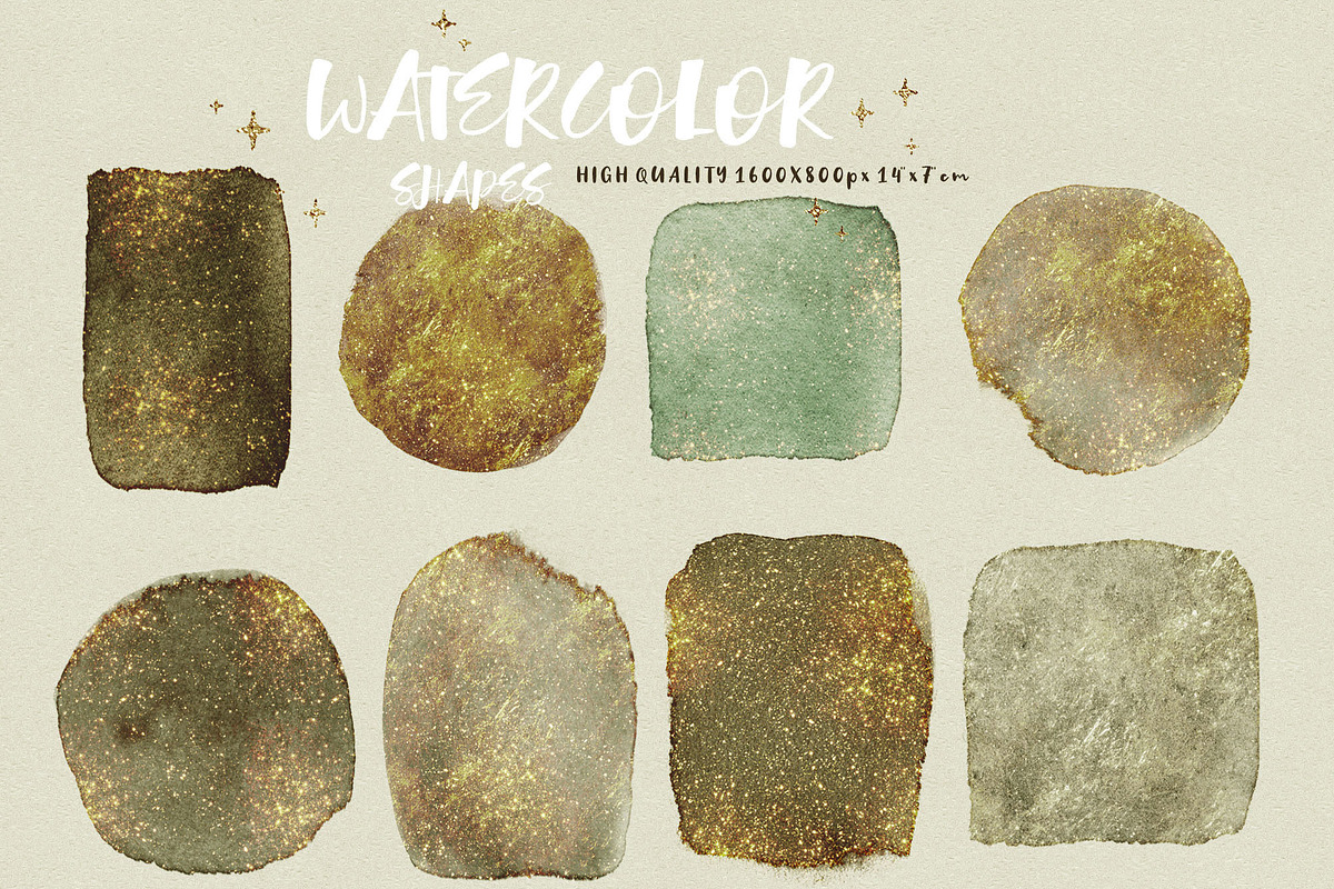Rose Gold Glitter Shapes Bundle, a Texture Graphic by by creative paper (Photo 41 of 47)
