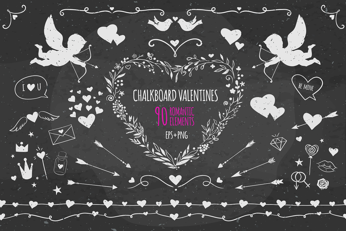 Valentine Day doodles, a Decorative Illustration by harmonia_green_art (Photo 1 of 5)