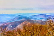 Blood Mountain, Georgia Watercolor, a Nature Photo by Wild Wanderer Photography (Thumbnail 2 of 2)