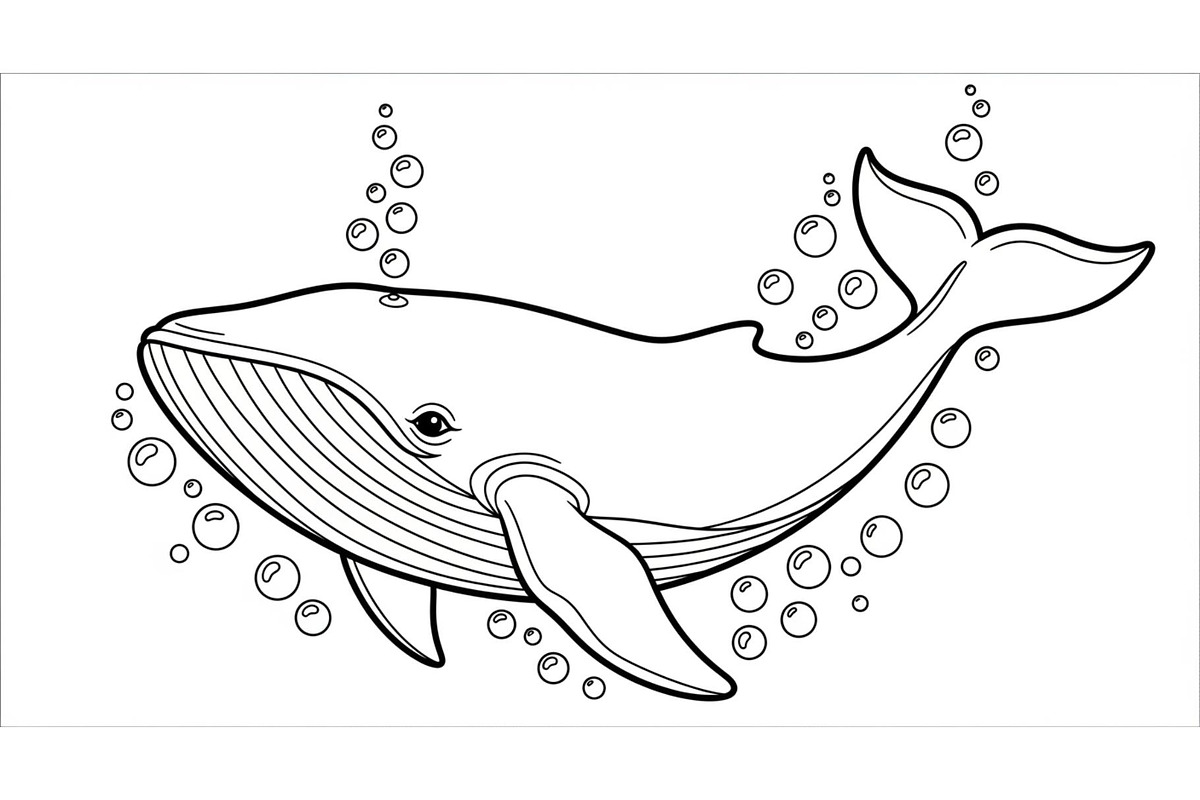 Whale Line Art Vector Bundle, an Illustration by yasushie (Photo 17 of 51)