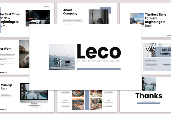 Leco Business Keynote Template preview 6