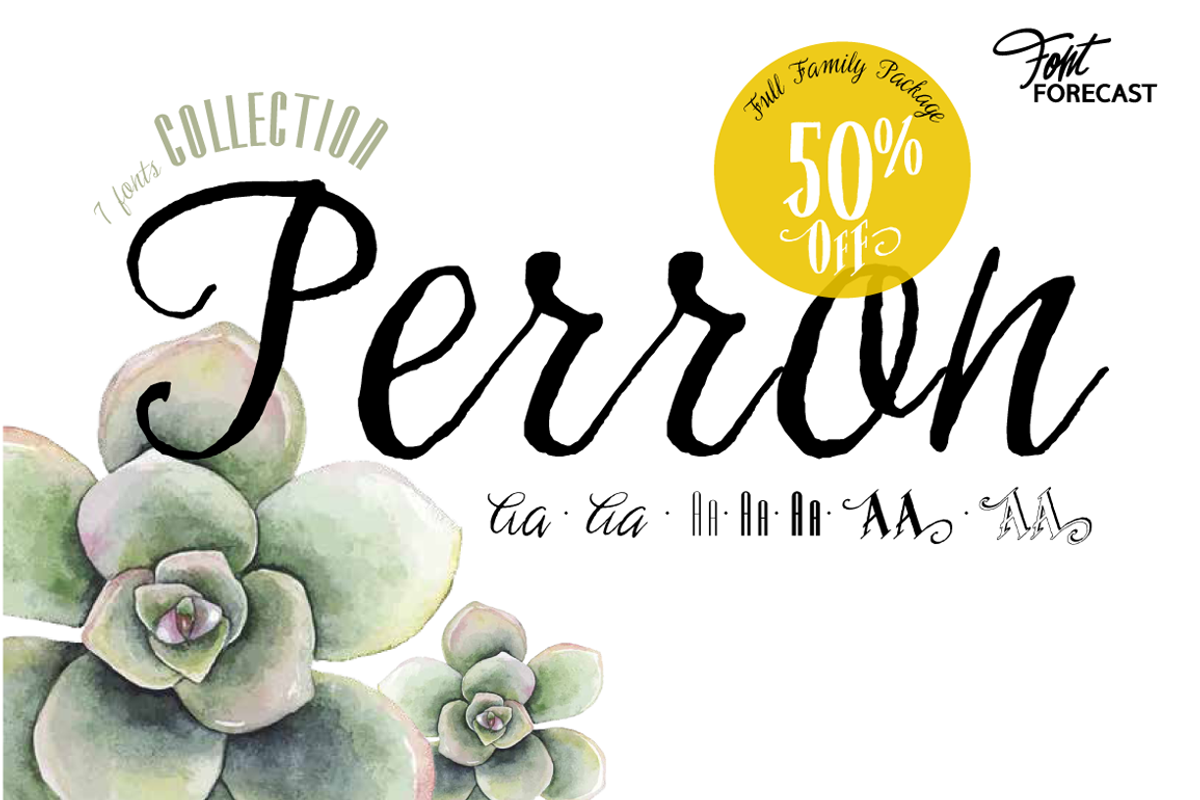 Perron, a Script Font by Fontforecast (Photo 9 of 9)