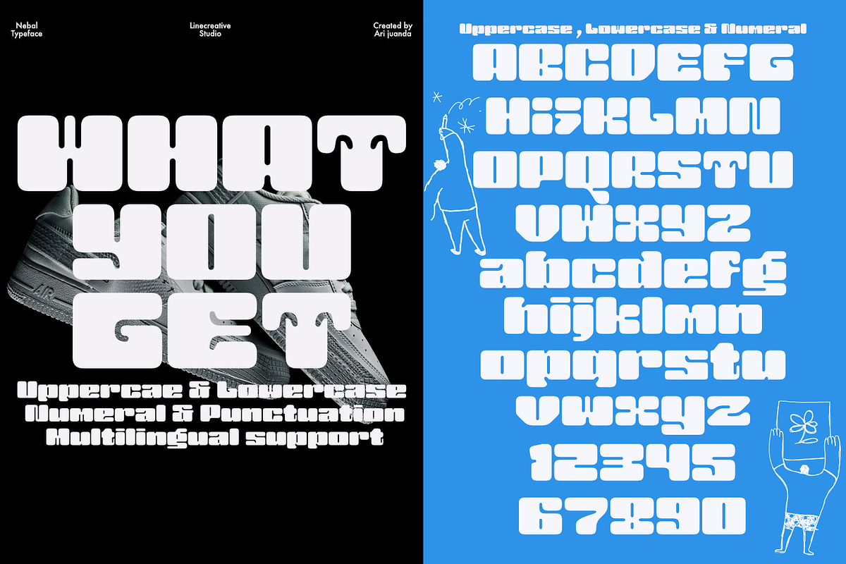 Nebal, a Sans Serif Font by Linecreative (Photo 2 of 8)