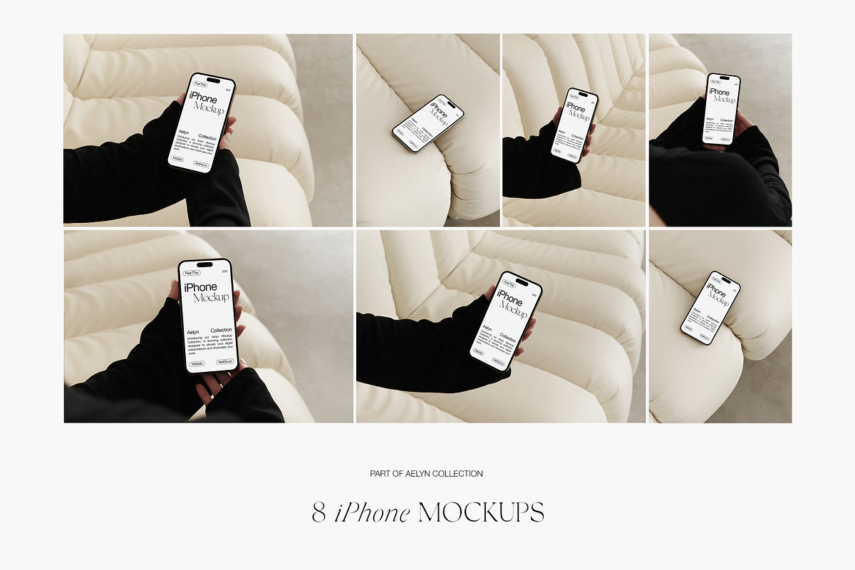 iPhone, MacBook, & Poster Mockups, an iPhone Mockup by Feel This (Photo 13 of 15)