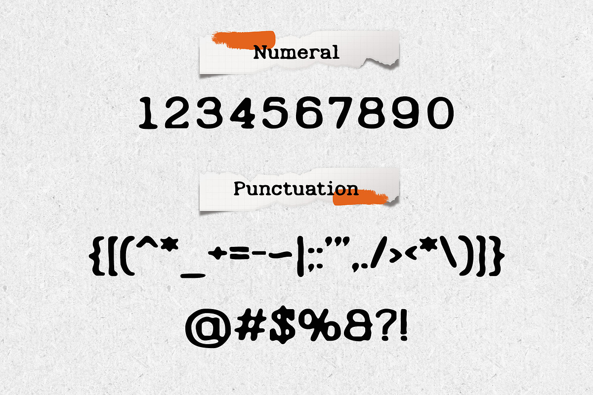 Grantype - Classic Typewriter Font -, a Serif Font by Typia Nesia (Photo 3 of 11)