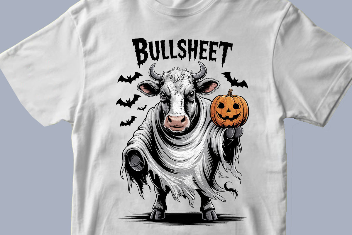 Bullsheets Funny Cow Halloween PNG, a Graphic by olgasallom (Photo 3 of 3)
