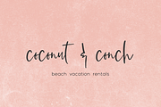 Beach Town - Handwritten Font, a Script Font by Beck McCormick (Thumbnail 5 of 11)