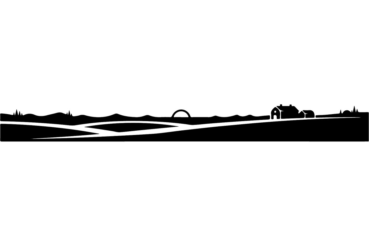 Abstract Landscape Silhouette, an Object Graphic by Designer_Momina (Photo 13 of 20)