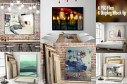 Canvas Poster Mock Up V4, a Print Template by Pixel Place (Thumbnail 2 of 6)
