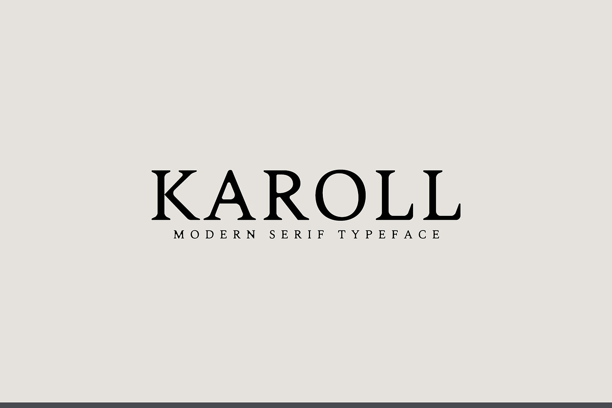 Karoll Modern Serif Font Family