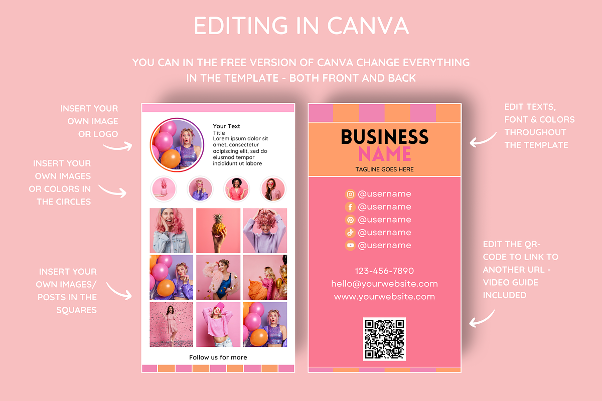 Business Card Template - Colorful, a Business Card Template by SunshineStudioBoutique (Photo 4 of 9)