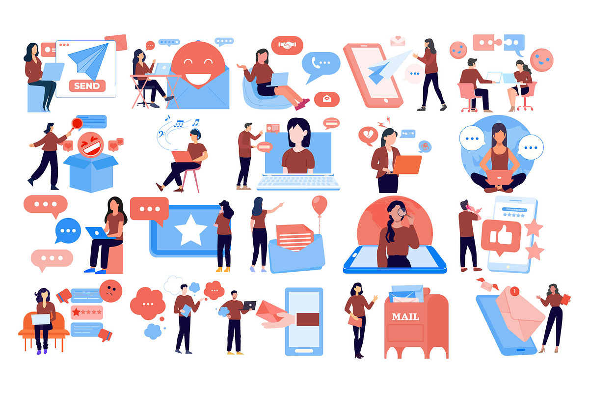 Communication & Collaboration Pack, an Illustration by Vector Portal (Photo 4 of 5)