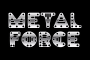 Steel Plate - Display Font, a Font by PutraCetol Studio (Thumbnail 3 of 5)