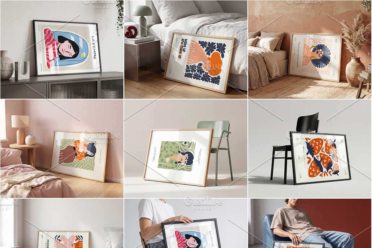 100 Horizontal Frame Mockup Bundle, a Household Mockup by MockupShopi (Photo 7 of 17)