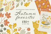Autumn Thanksgiving Harvest Clipart, a Decorative Illustration by Wild and Wonder by Ana (Thumbnail 1 of 13)