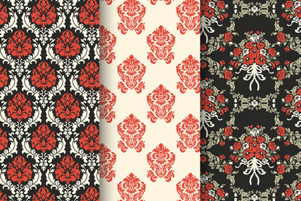 18 Versailles style papers + frames, a Pattern Graphic by CLIPART GARDEN (Photo 2 of 5)