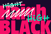AZ High Black | A Pairing Font Duo