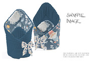 Swaddle Wrap Blankets Minky & Muslin, a Mockup by mock-ups (Thumbnail 29 of 31)