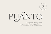 Puanto, a Serif Font by Larin Type Co. (Thumbnail 1 of 15)