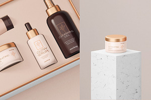 Cosmetic Packaging Mockups