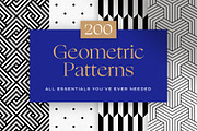 200 Seamless Geometric Patterns, a Pattern Graphic by Artec Maison (Thumbnail 1 of 16)
