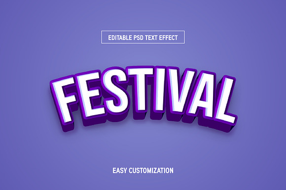 Carved Layered 3D Text Effect preview 3