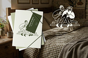 Slow Living People: Vector Line Art, a Person Illustration by divanovskaya_nv (Thumbnail 9 of 12)