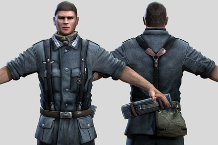 WWII Nazi Soldier, a Characters & Person 3D Model by Beatheart Creative Studio