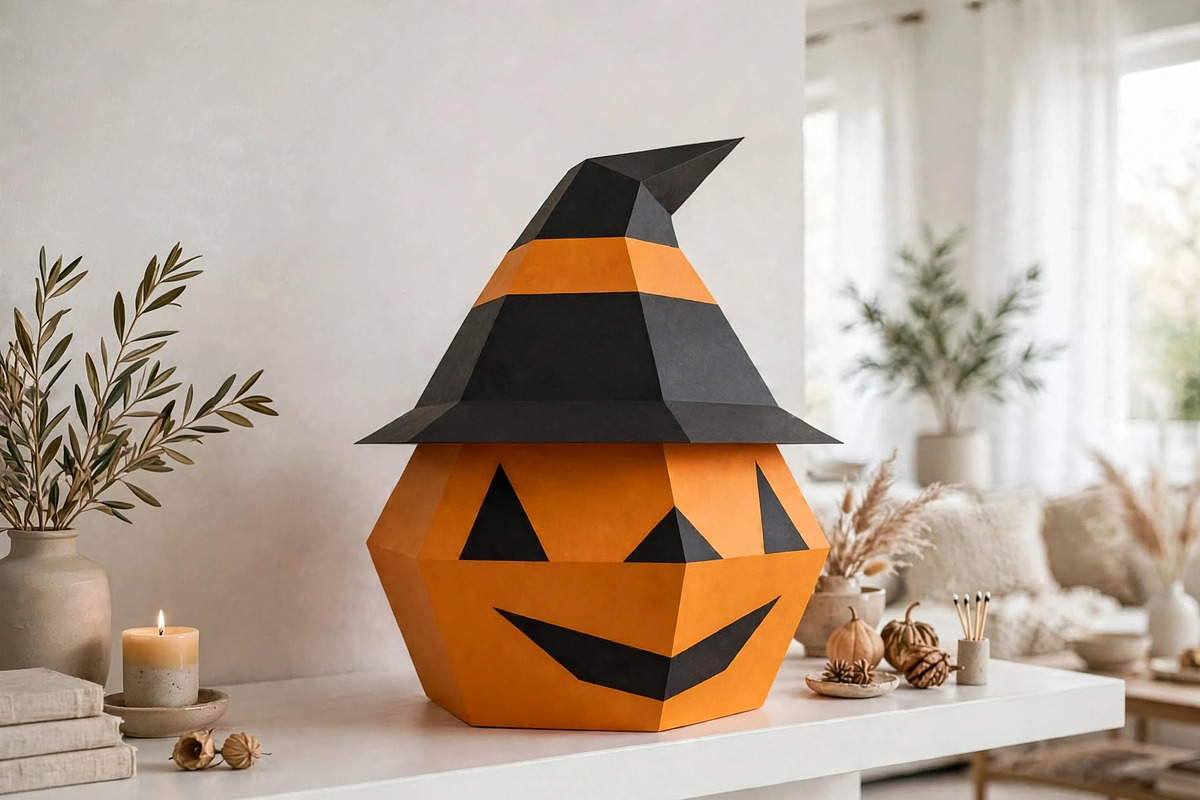 Pumpkin favor - 3d papercraft, a Card Template by PAPER amaze (Photo 4 of 4)