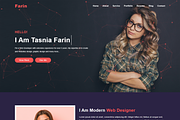 Freelancer Portfolio Website Theme, a Bootstrap Template by Themeplaza (Thumbnail 2 of 3)