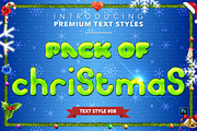 Christmas Pack #1 - Text Styles, a Layer Style Add-On by Jonas Stensgaard (Thumbnail 9 of 23)