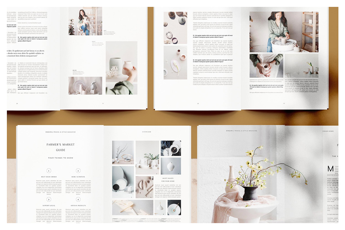 Evelyn | Magazine Template, a Magazine Template by Made for Creatives (Photo 6 of 7)