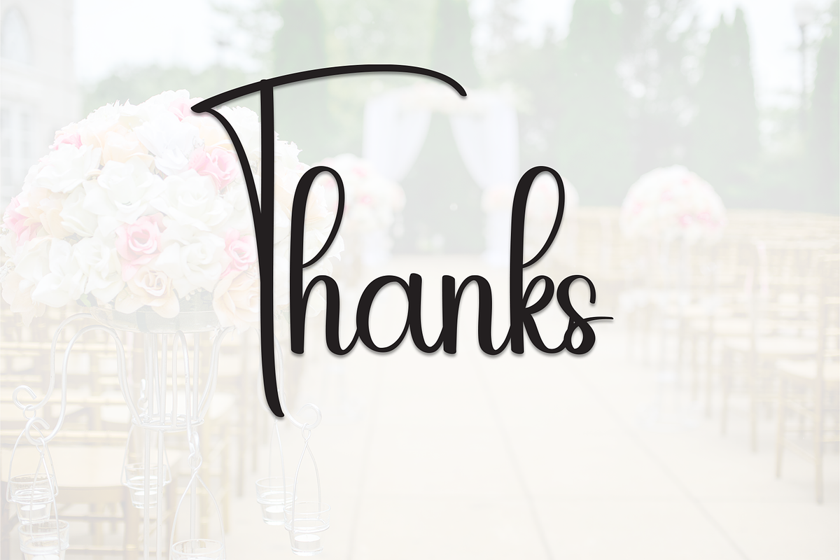 Wedding | Script Font, a Handwritten Font by Scratchones (Photo 9 of 9)