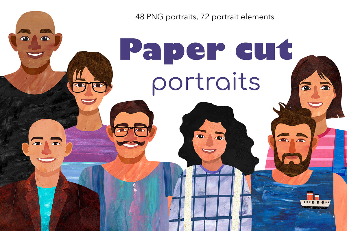 Paper Cut Portraits, a Person Illustration by Mashamashastu (Photo 1 of 8)