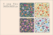 Lovely Flowers Seamless patterns, a Pattern Graphic by Anel_S (Thumbnail 5 of 6)